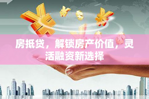 林芝房抵贷，解锁房产价值，灵活融资新选择