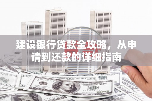 林芝建设银行贷款全攻略，从申请到还款的详细指南