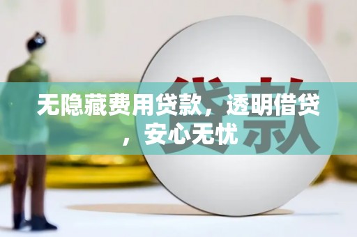 林芝无隐藏费用贷款，透明借贷，安心无忧
