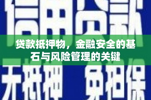 林芝贷款抵押物，金融安全的基石与风险管理的关键