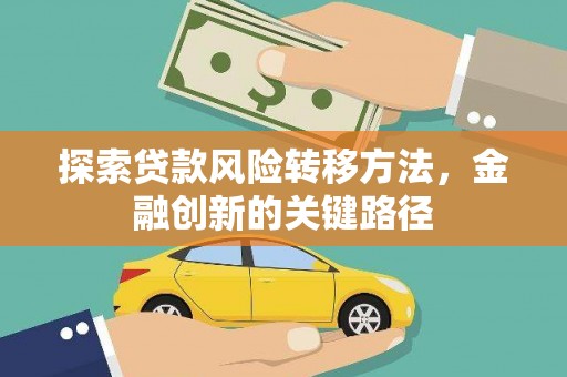 林芝探索贷款风险转移方法，金融创新的关键路径