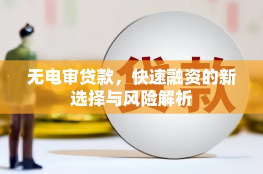 林芝无电审贷款，快速融资的新选择与风险解析