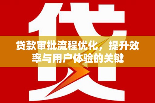 林芝贷款审批流程优化，提升效率与用户体验的关键