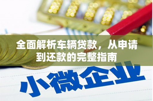 林芝全面解析车辆贷款，从申请到还款的完整指南