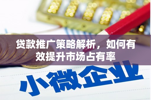 林芝贷款推广策略解析，如何有效提升市场占有率