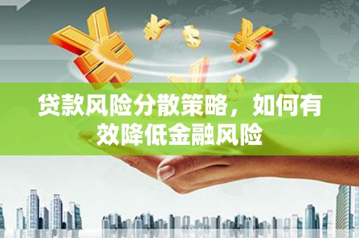 林芝贷款风险分散策略，如何有效降低金融风险