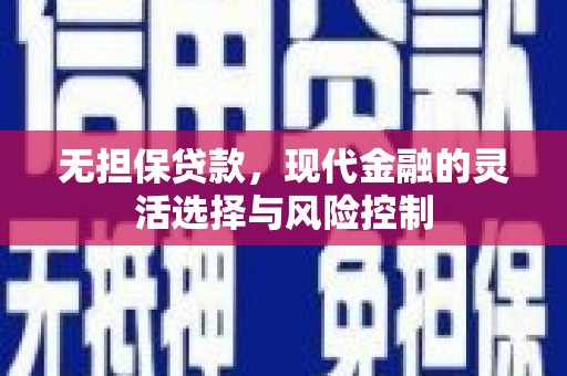 林芝无担保贷款，现代金融的灵活选择与风险控制