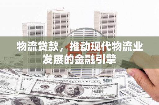 林芝物流贷款，推动现代物流业发展的金融引擎