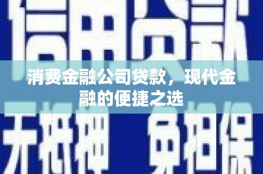 林芝消费金融公司贷款，现代金融的便捷之选