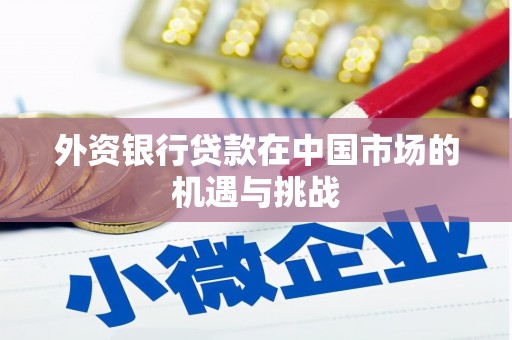 林芝外资银行贷款在中国市场的机遇与挑战