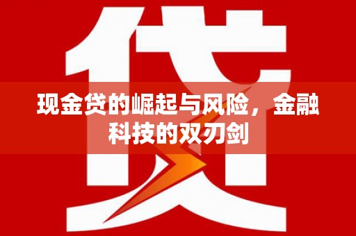 林芝现金贷的崛起与风险，金融科技的双刃剑