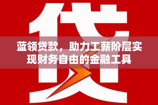 林芝蓝领贷款，助力工薪阶层实现财务自由的金融工具