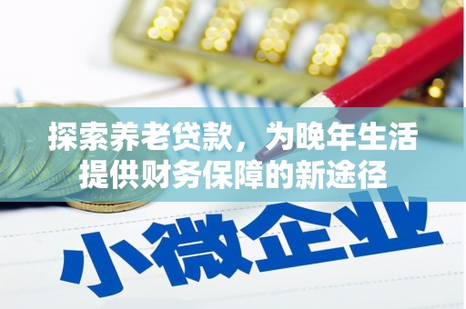 林芝探索养老贷款，为晚年生活提供财务保障的新途径