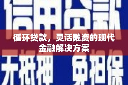 林芝循环贷款，灵活融资的现代金融解决方案