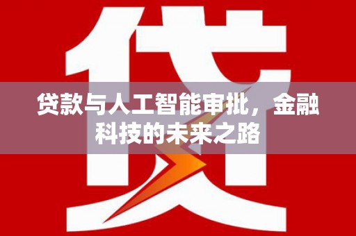 林芝贷款与人工智能审批，金融科技的未来之路