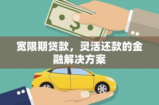 林芝宽限期贷款，灵活还款的金融解决方案