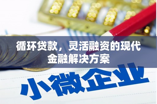 林芝循环贷款，灵活融资的现代金融解决方案