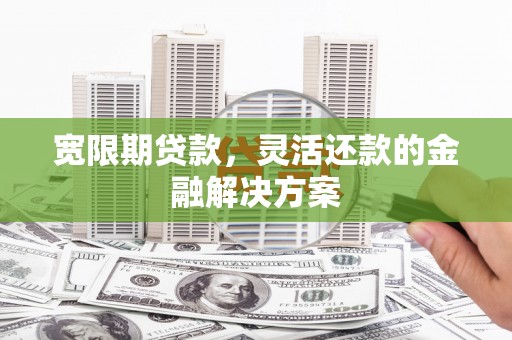 林芝宽限期贷款，灵活还款的金融解决方案