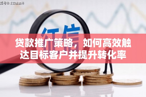 林芝贷款推广策略，如何高效触达目标客户并提升转化率