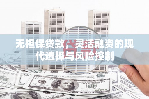 林芝无担保贷款，灵活融资的现代选择与风险控制