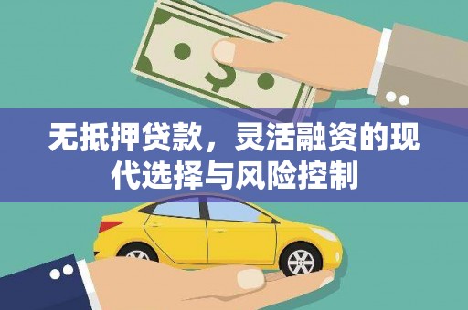 林芝无抵押贷款，灵活融资的现代选择与风险控制