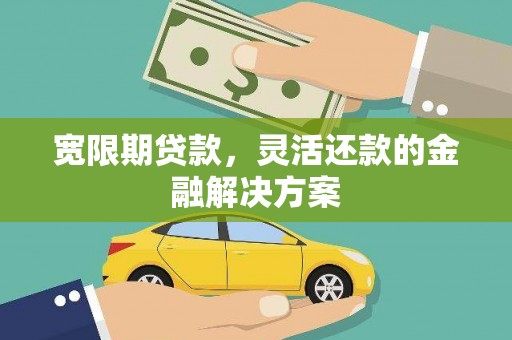 林芝宽限期贷款，灵活还款的金融解决方案