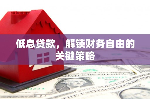 林芝低息贷款，解锁财务自由的关键策略
