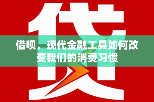 林芝借呗，现代金融工具如何改变我们的消费习惯