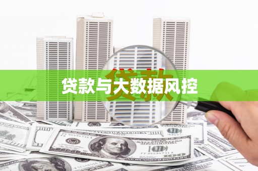 林芝贷款与大数据风控