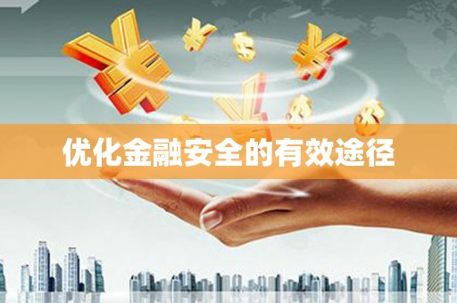 林芝优化金融安全的有效途径